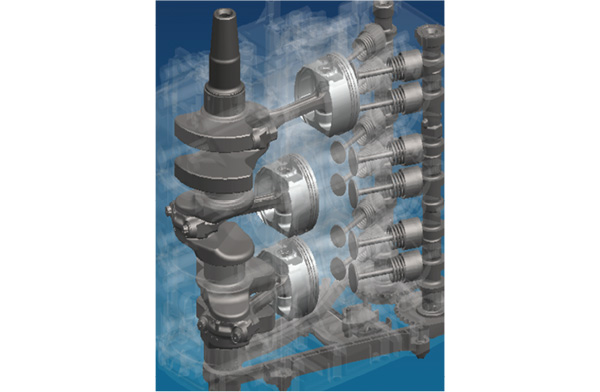 Diagram of High Energy Diagram of Mechanically Efficient DOHC 12-Valve Engin